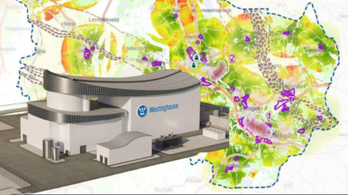 Kaartje provincie kerncentrale SMR