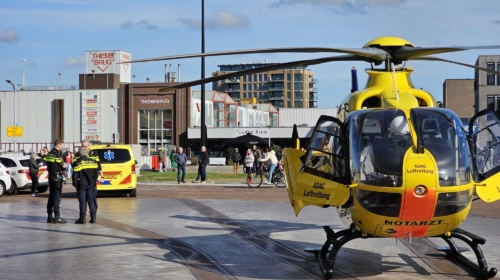 20240302 Ongeval Hengelo Burgemeester Jansenplein traumahelikopter