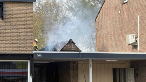 20260415 Woningbrand schuurbrand Glanerbrug Bultsweg Enschede