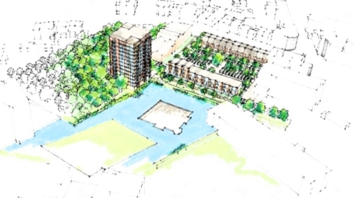 250428 Bornsestraat Vogelvlucht heemaf gemeente hengelo