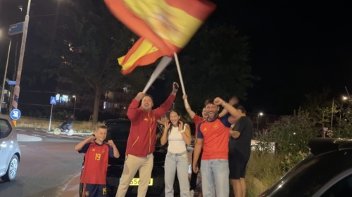 20260720 Spanje wk winst viering Enschede News United Dennis Bakker