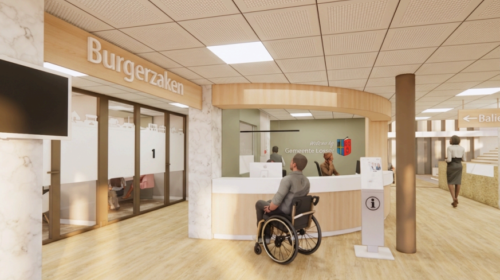 Afbeelding ontwerp gemeentehuis Losser
