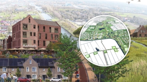 Beeld bij ontwikkeling Aadorp
