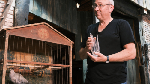 Edwin Plokker - MuseumFabriek - duif - kooi - donderglas