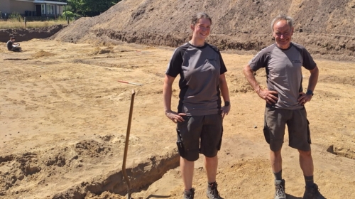 Enter Hambergeres de 2 archeologen