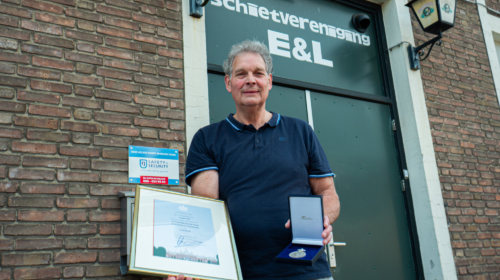 Erepenning Schietvereniging Enschede Lonneker Freddy Borrel