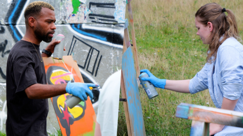 GRAFFITI WORKSHOP STUDIO15 AFBEELDING