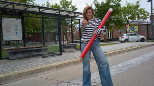 Kaya Minnegal - verkiezingen - potlood