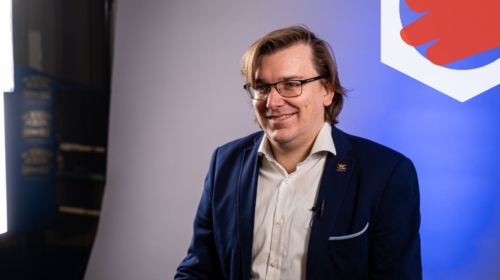 Oscar Escobosa Bosman Volt Gemeenteraadsverkiezingen 2026 LOGO