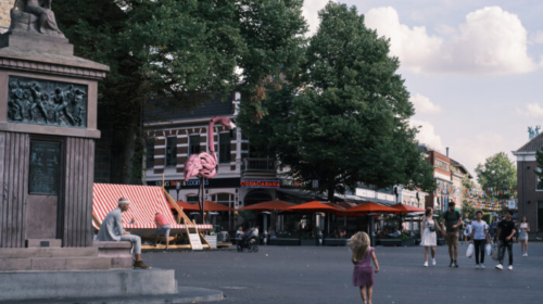 Oude Markt Ernst Bergboer fontein