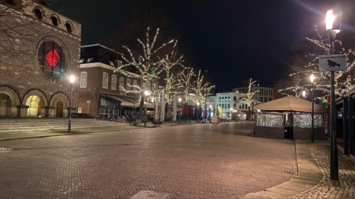 Oude Markt avondklok Coen Krukkert