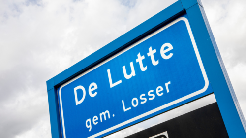 Plaatsnaambord De lutte 1