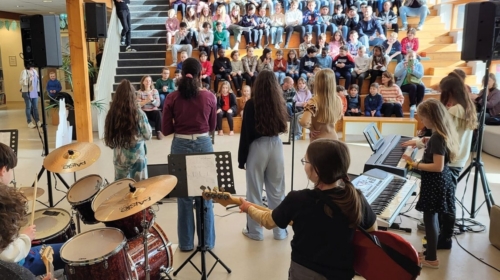 Popmuziek in het park