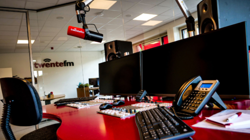 Twente FM Studio Stockfoto 2