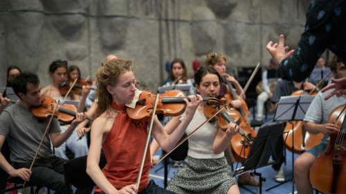 VU orkest - Heleen Brüggen - eerste violist - concertmeester - viool