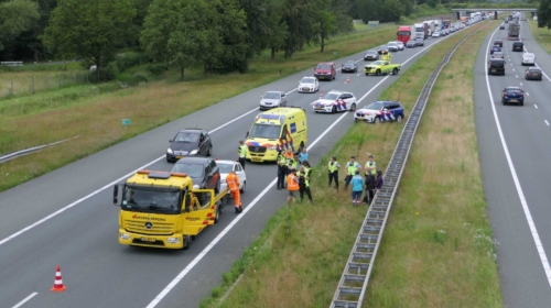 20260615 A35 ongeval botsing auto vrachtwagen