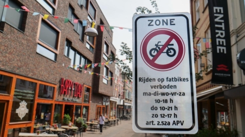 20260803 Fatbikeverbod verkeersbord enschede stadserf Korte Hengelosestraat