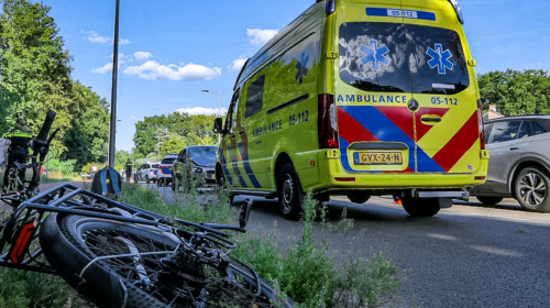 ambulance - ongeval - fietser