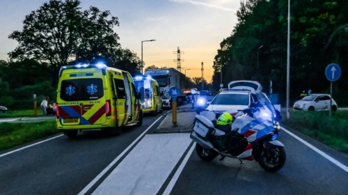 Oostweg aanrijding fietser