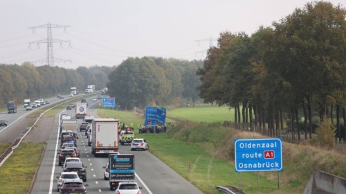 Aanrijding verkeersbord A35 Bornerbroek