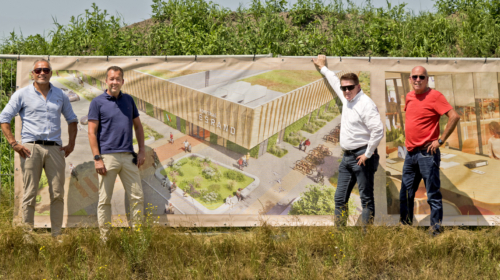 Wierden Onthulling bouwdoek Sporthal Esrand Juni 2026