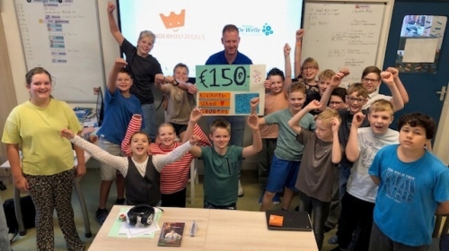 Wierden Scholieren Kluinveenschool verrassen De Welle met donatie