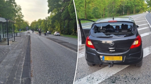Foto auto aan diggelen