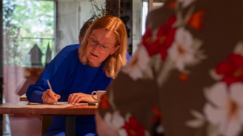 Klimaatexamen deelneemster