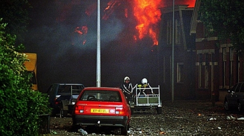 vuurwerkramp - brandweer - rampgebied