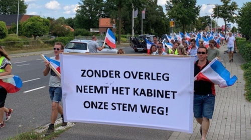 Oost albergen protest