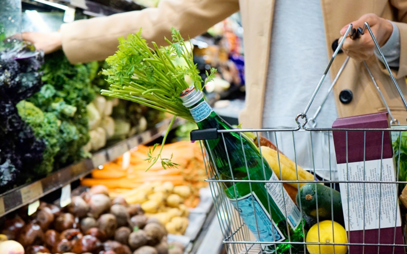 Unsplash stockfoto supermarkt boodschappen