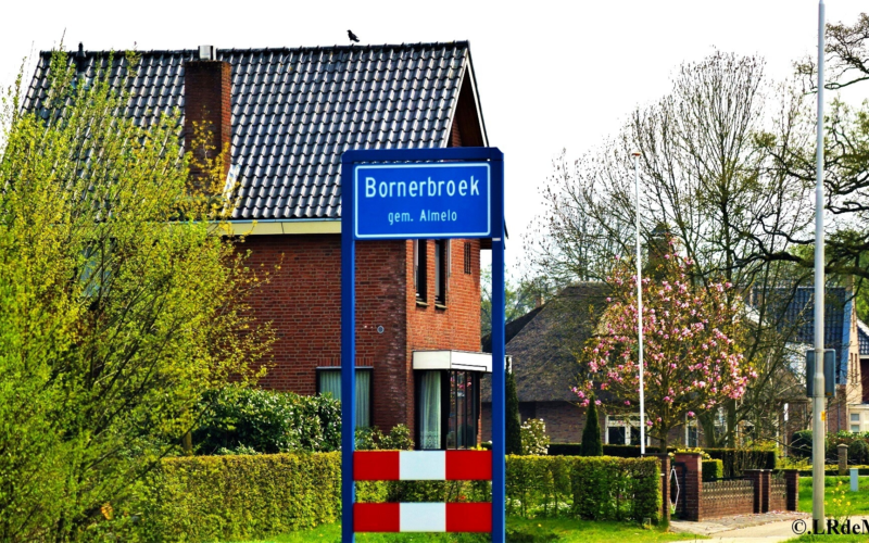 Bornerbroek plaatsnaambord
