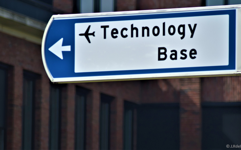 Technology base verkeersbord