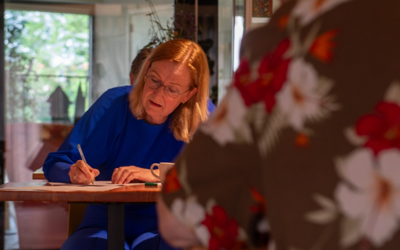 Klimaatexamen deelneemster