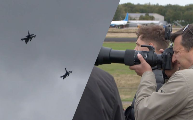 F16s afscheidsronde boven Enschede 20240927