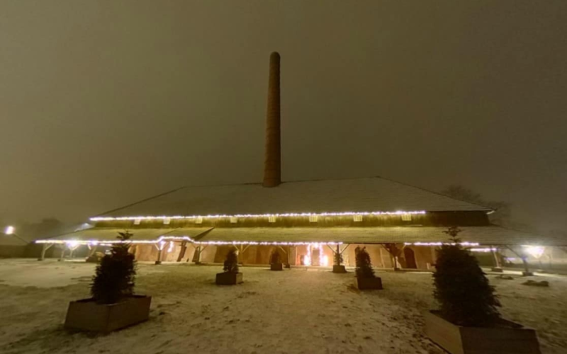 Steenfabriek De Werklust in het licht