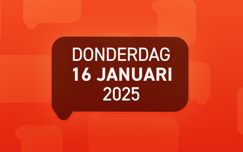 1 T Vandaag streamstill 20250116