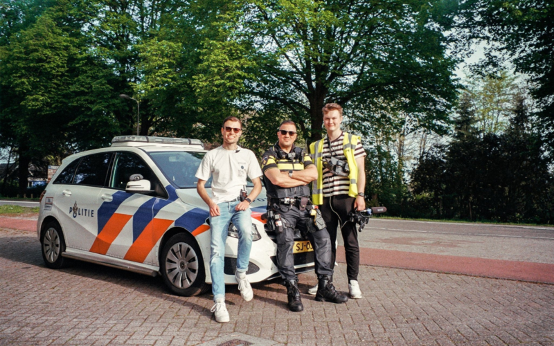 Persfoto Teun van der Velden en Coen Krukkert De Wijkpatrouille