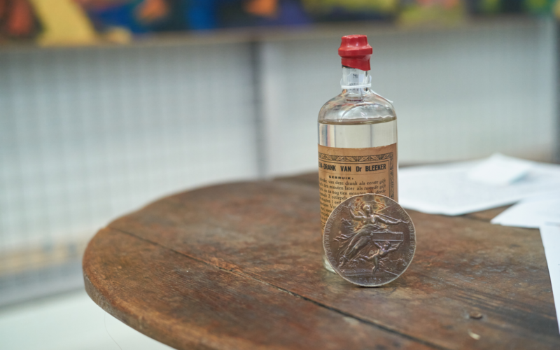 medaille - fles - Wereldtentoonstelling