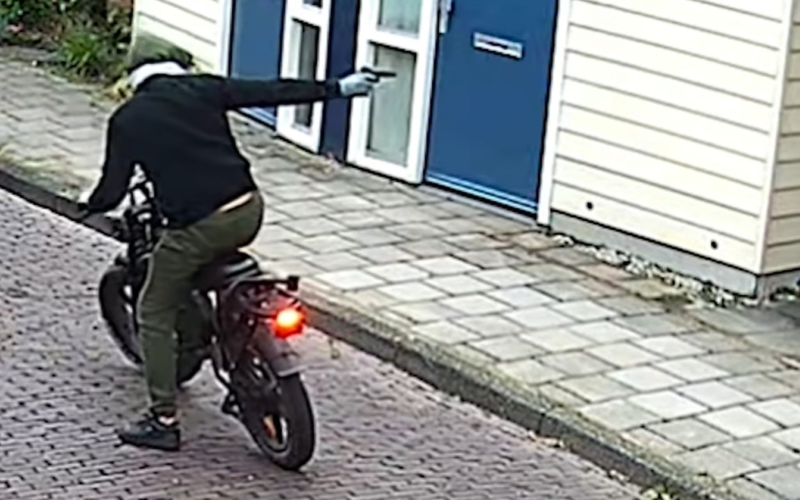 20250616 Politie camerabeelden Galvanistraat Enschede schietincident