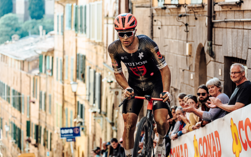 Rick Pluimers tijdens Giro d Italia Tudor Pro Cycling