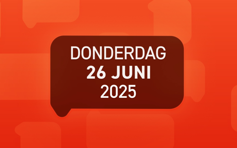 1 T Vandaag streamstill 20250626