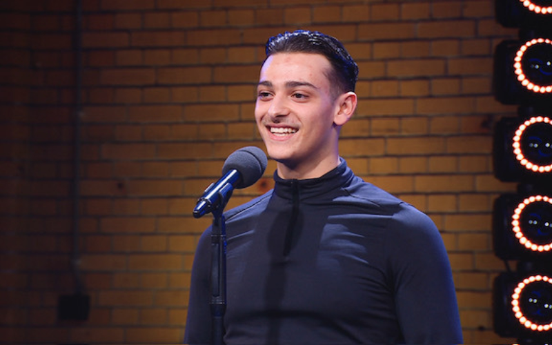 Sem Icin tijdens zijn auditie