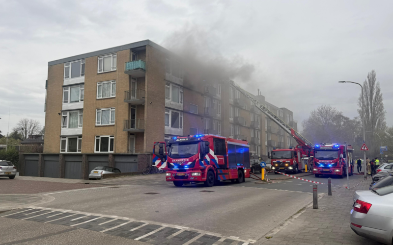 Brand flat Almelo 11 april