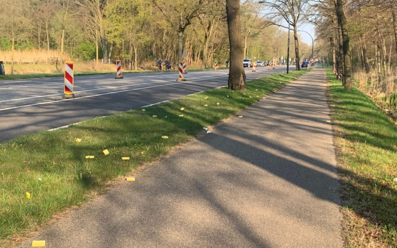 sponsjes - berm - Enschede Marathon
