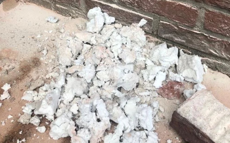 Afgebrokeld schuim OOST GGD