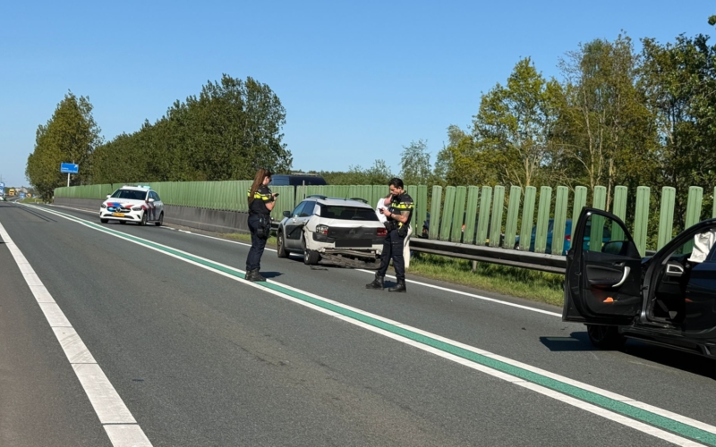 Kop-staartbotsing Almelo N36 30 april