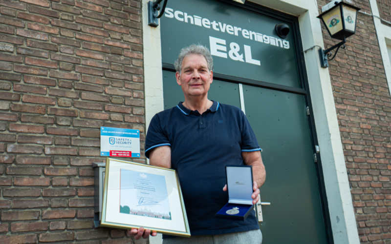 Erepenning Schietvereniging Enschede Lonneker Freddy Borrel