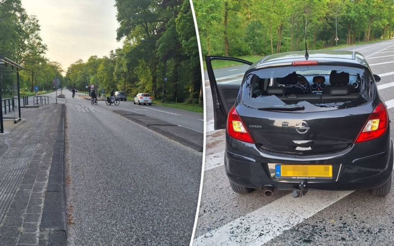 Foto auto aan diggelen