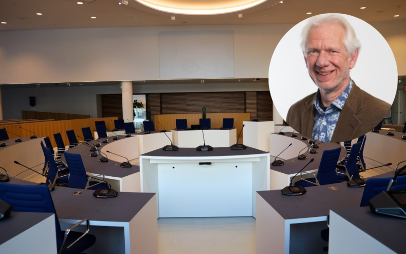 Hans Scherpenzeel in de raadzaal